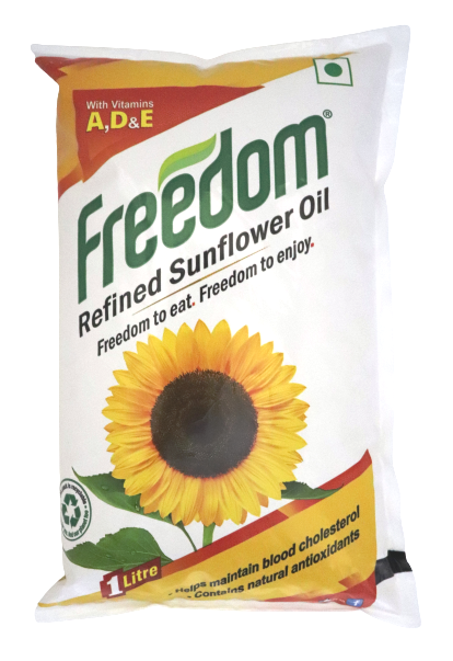 Freedom refined sunflower oil 1litre